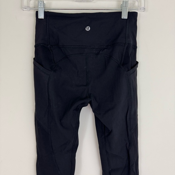 lululemon athletica All the Right Place Crop 23” Size 4 Black Leggings - Picture 8 of 11